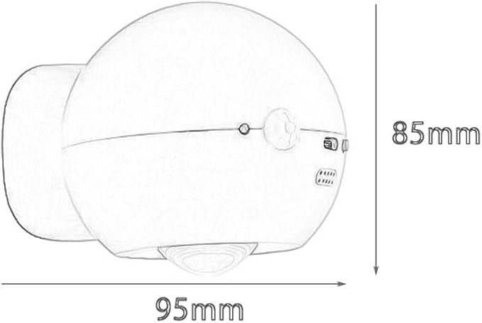 360°Rotation Wall Mounted Reading Lights
