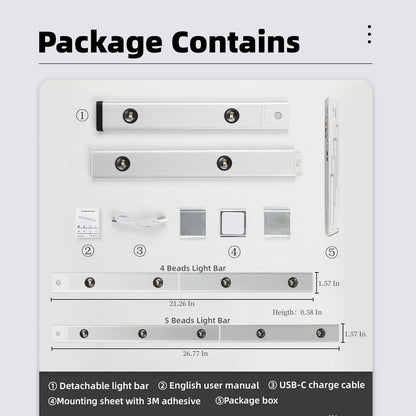 Under Closet Lights with Motion Sensor Buy 1 Get 1 FREE