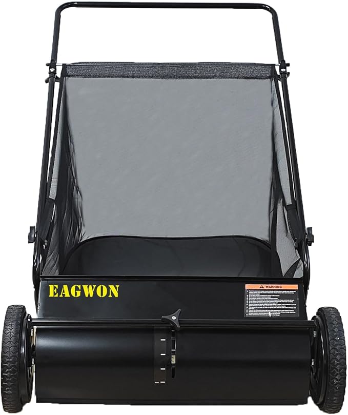 Push Lawn Sweeper, 26-Inch Width, 7 Cu. Ft