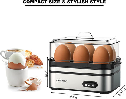 Electric Rapid Egg Cooker 6 Eggs Capacity