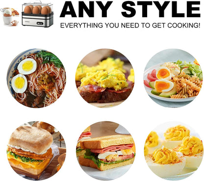 Electric Rapid Egg Cooker 6 Eggs Capacity