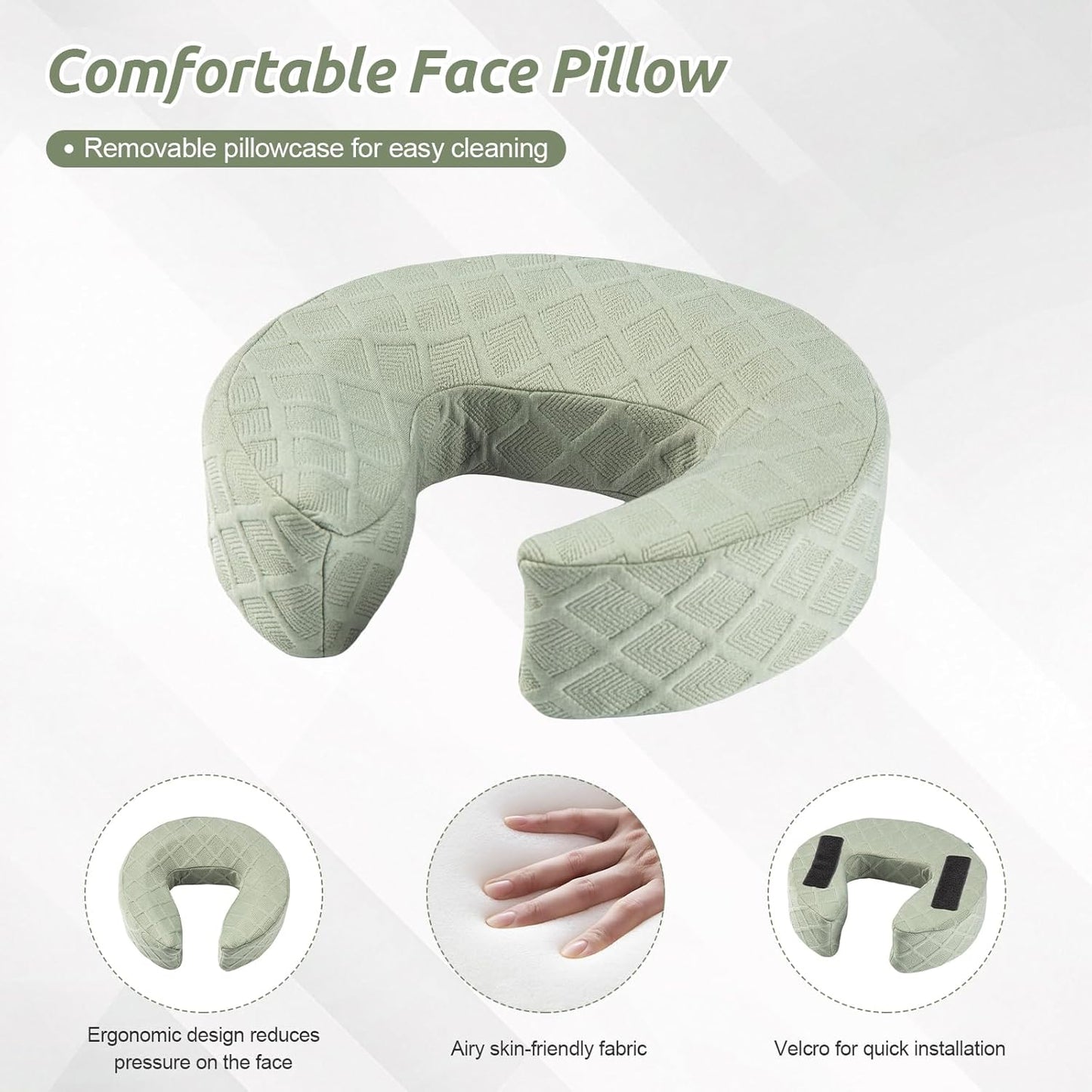 Adjustable Massage Headrest for Bed