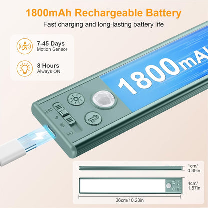 Rechargeable 10.2inch Under Cabinet Lighting