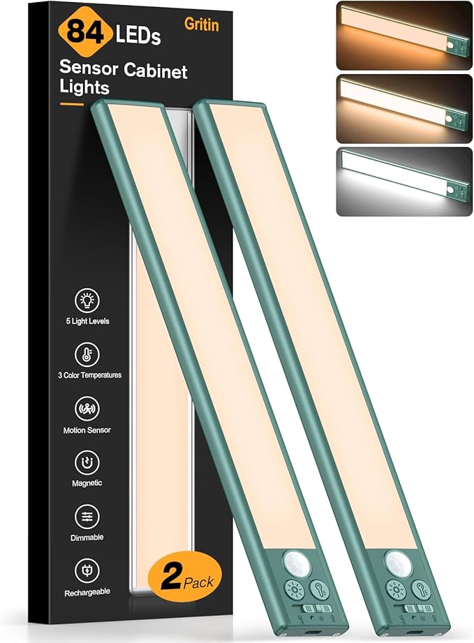 Rechargeable 10.2inch Under Cabinet Lighting