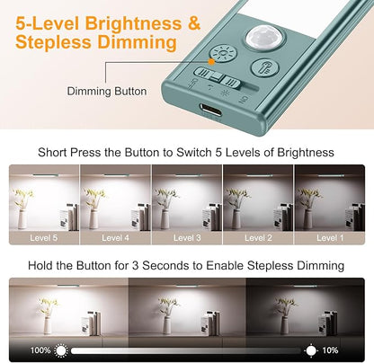 Rechargeable 10.2inch Under Cabinet Lighting