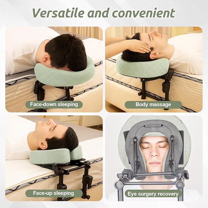 Adjustable Massage Headrest for Bed