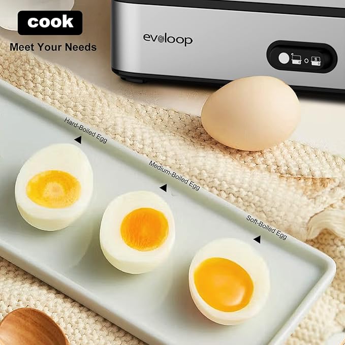 Electric Rapid Egg Cooker 6 Eggs Capacity