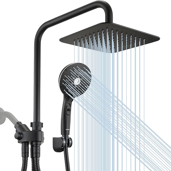 Rain Shower Head with Handheld Spray