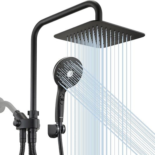 Rain Shower Head with Handheld Spray
