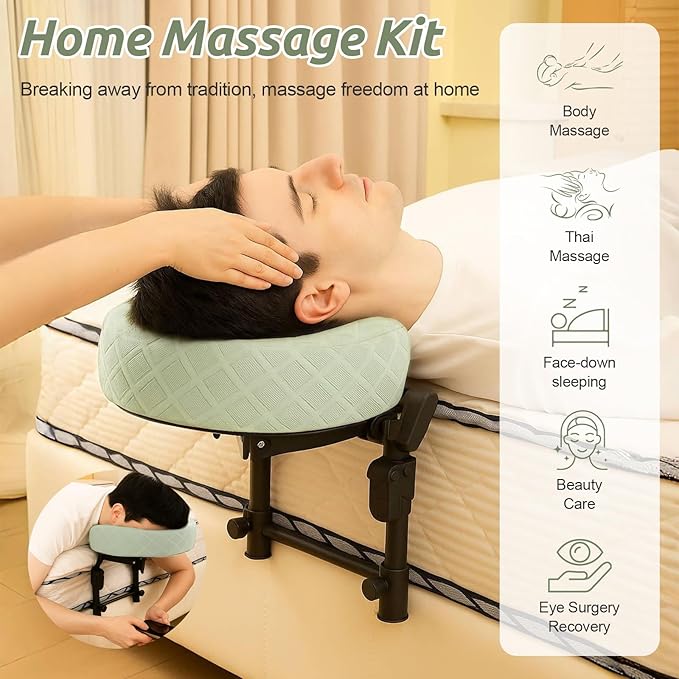 Adjustable Massage Headrest for Bed