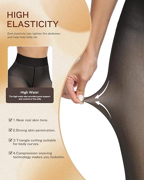 Women's Fleece Lined Tights Leggings