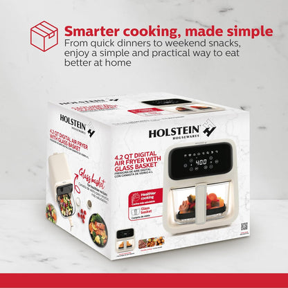 Digital Air Fryer with Glass Basket