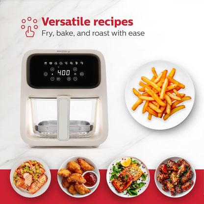 Digital Air Fryer with Glass Basket