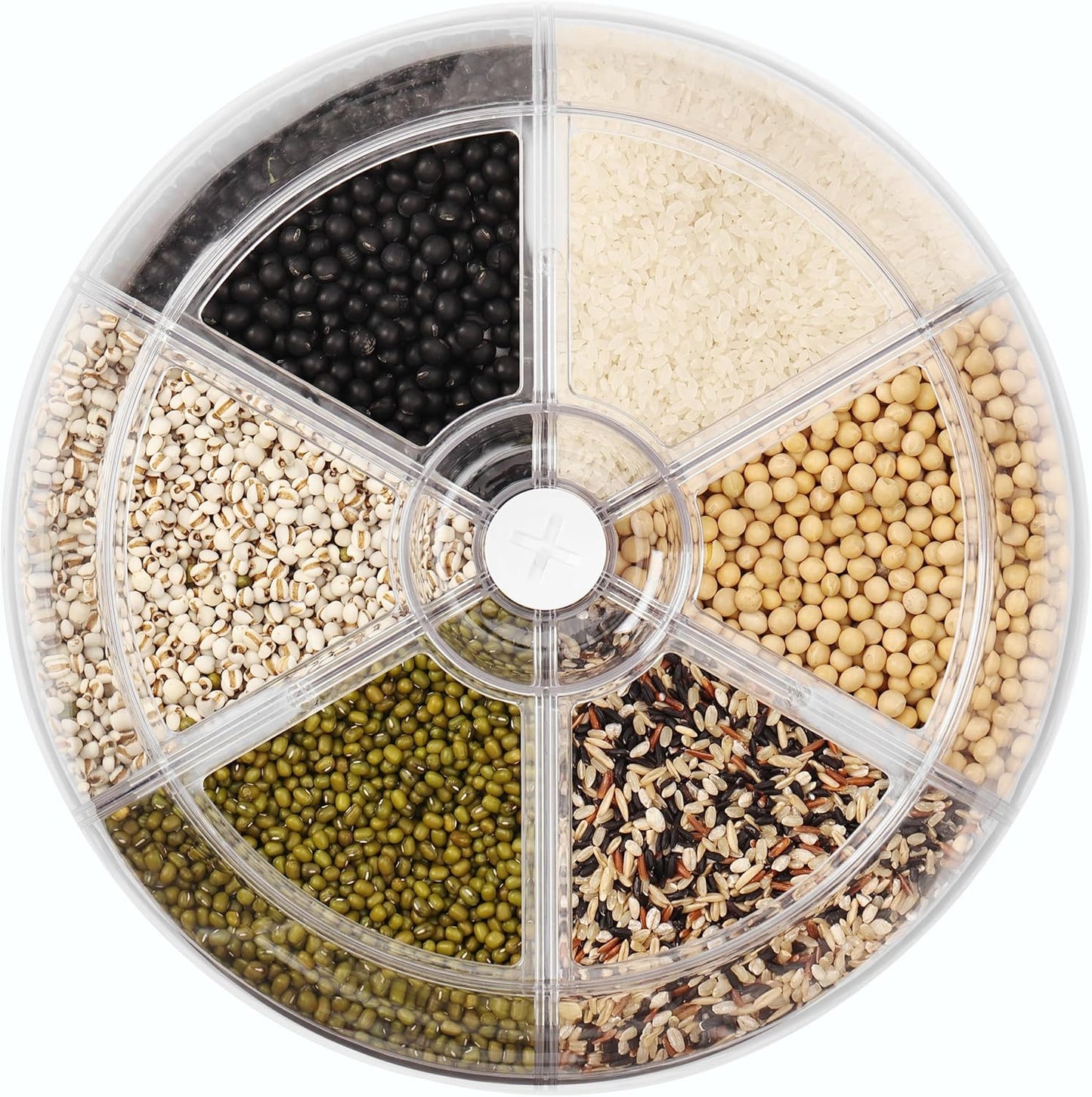 8 Quarts Rotating 360° Grain and Rice Dispenser