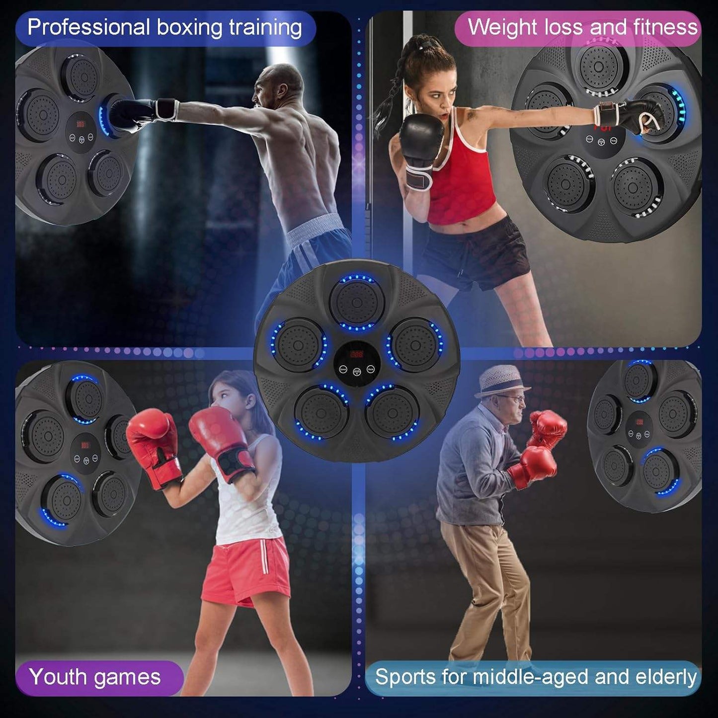 Bluetooth Music Boxing Machine with Boxing Gloves