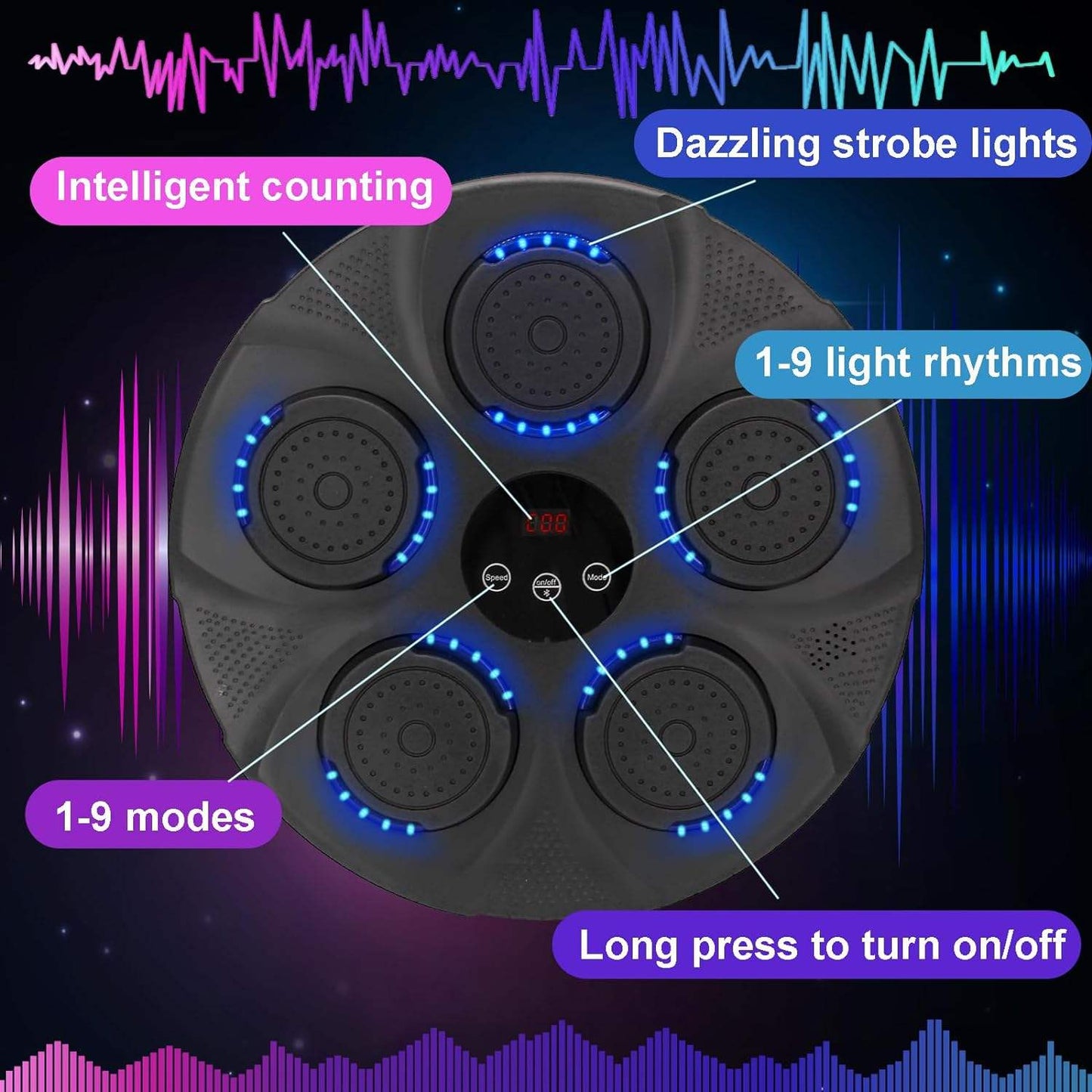 Bluetooth Music Boxing Machine with Boxing Gloves