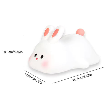 Cute Rabbit Silicone Night Touch Light