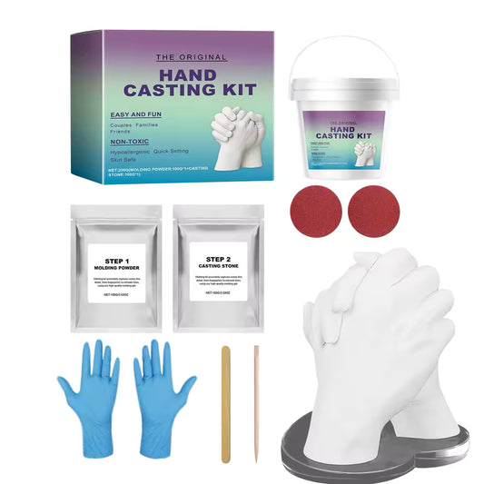 Couples Hand Casting Kit – Create a Forever Memory in 3D