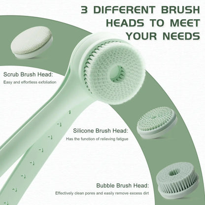 Electric Body Back Scrubber (3 Brush Heads)